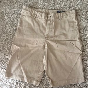 Polo brand khaki dress shorts boys size 18